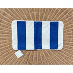 Island Stripe Outdoor Pillow Cover (12”x21”)-Cobalt Blue