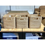 La Jolla Square Bin-Natural - The Home Decor Outlet