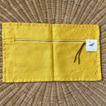 Two Tone Linen Pillow Cover (12”x21”)-Yellow - The Home Decor Outlet