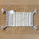 Ridge Stripe Pillow Cover (12”x21”)-Lavender - The Home Decor Outlet