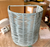 Santa Barbara Rattan Sconce-Blue