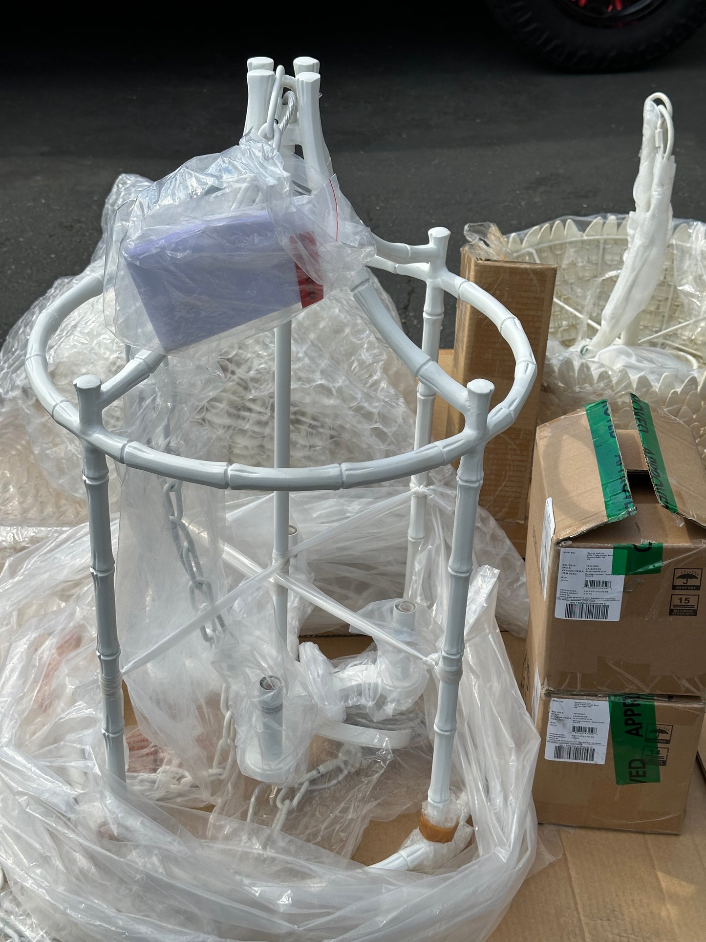 Montagu Small Lantern (Raffia Taper Shades)