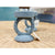 Del Sur Candleholder (Small)-Coastal Blue - The Home Decor Outlet