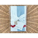 Beach Club Percale Stripe Euro Pillow Sham-Coastal Blue