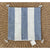 Bay Stripe Outdoor Pillow Cover (20” SQ)-French Blue