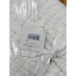 Baywood Quilt (K/CK) & 2 King Shams-White - The Home Decor Outlet