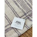 Ridge Stripe Pillow Cover (22” SQ)-Lavender Purple