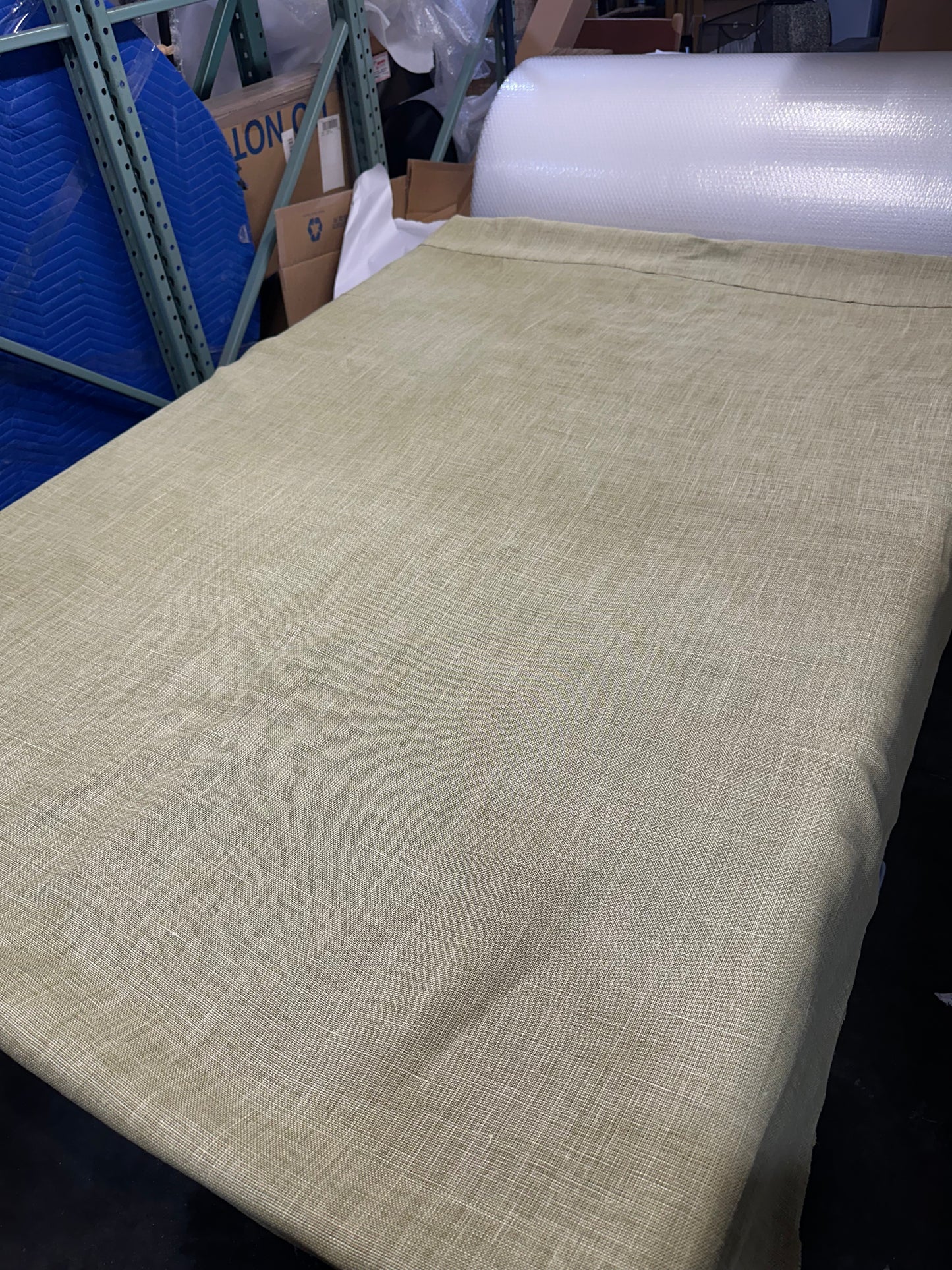 Fabric by the Yard – Washed Linen-Grove (12 yards) - The Home Decor Outlet