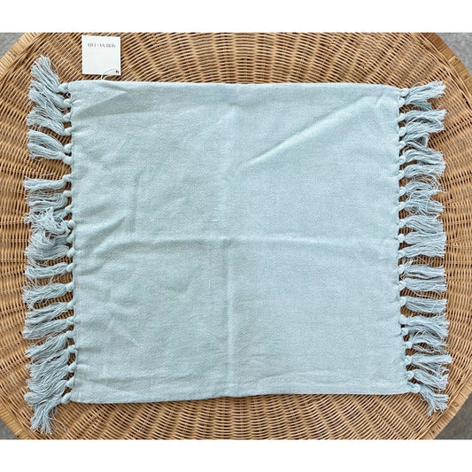 Mendocino Pillow Cover (24” SQ)-Sky Blue - The Home Decor Outlet
