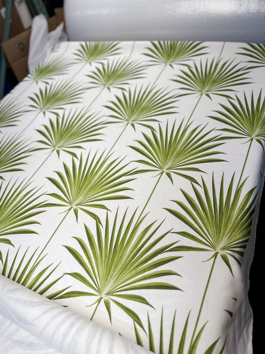 Fabric by the Yard - Performance Island Palm-Grove (7 yards) - The Home Decor Outlet
