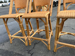 Sunwashed Riviera Rattan Counter Stool-Natural