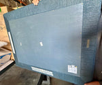 Blake Raffia Mirror-Indigo Blue