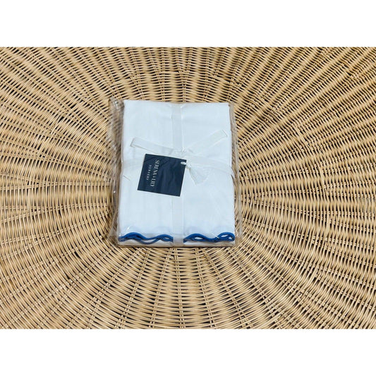 Wave Crib Skirt-French Blue - The Home Decor Outlet