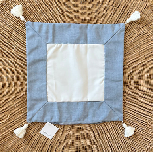 Border Frame Outdoor Pillow Cover (20” SQ)-Various Colors - The Home Decor Outlet