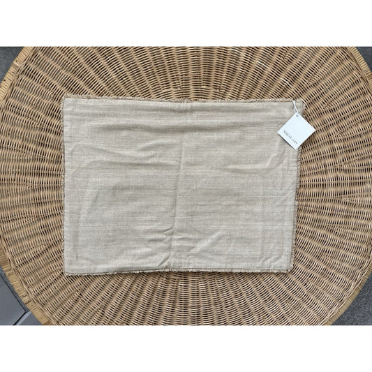 Wiltshire Raw Silk Pillow Cover (18”x24”)-Natural Brown - The Home Decor Outlet