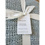 Pottery Barn Honeycomb Cotton Duvet Cover (K/CK)-Light Chambray - The Home Decor Outlet