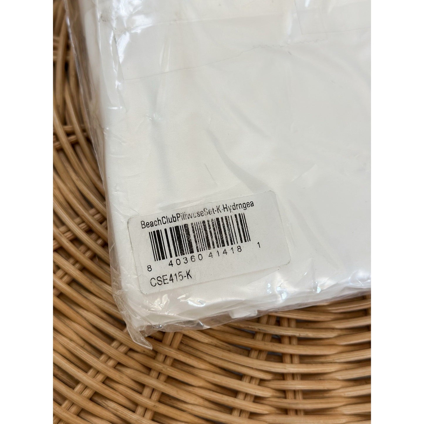 Beach Club Percale King Pillowcases (Set of 2)-Hydrangea Blue - The Home Decor Outlet