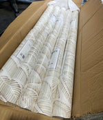 Fallbrook/Cut Leaf Wallpaper-Sand Beige