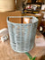 Santa Barbara Rattan Sconce-Blue