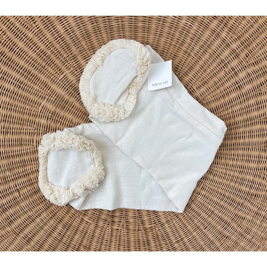 Bowden Pillow Cover (7”x36”x7”)-White Beige - The Home Decor Outlet
