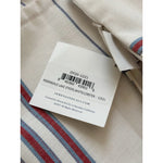 Perennials Lake Stripe Pillow Cover (12”x21”)-White/Red