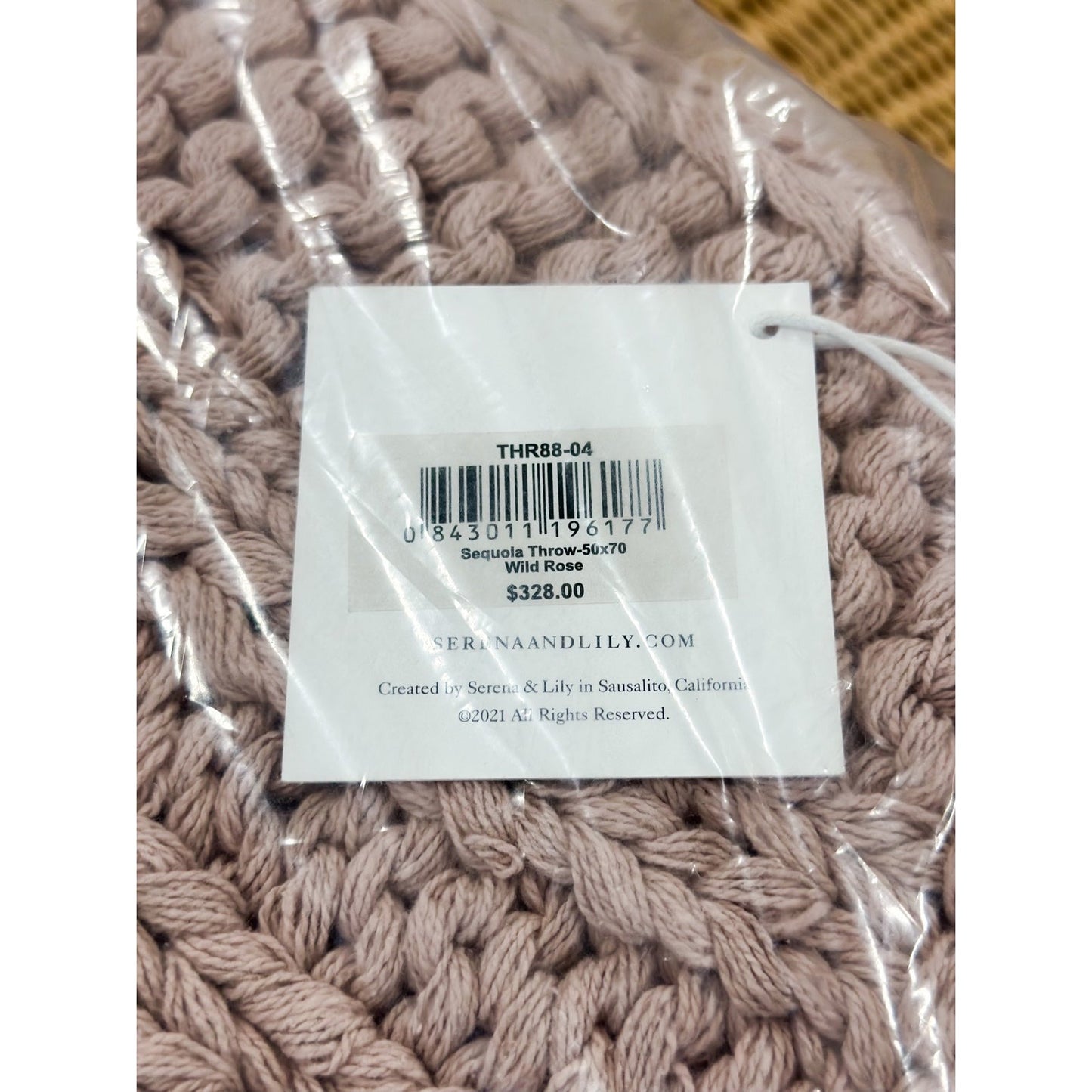 Sequoia Cotton Throw-Wild Rose - The Home Decor Outlet