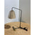 Flynn Table Lamp-Brass/Raffia Wave Shade - The Home Decor Outlet