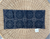 Camille Mosaic Pillow Cover (14”x30”)-Indigo Blue