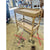 South Seas Rattan Side Cart-Natural - The Home Decor Outlet
