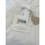 Belvedere Flannel Duvet Cover (F/Q) & 2 Euro Shams-White/Blue