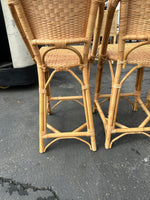 Sunwashed Riviera Rattan Counter Stool-Natural