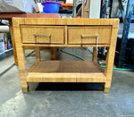 Balboa Rattan Wide Nightstand (CL) - The Home Decor Outlet