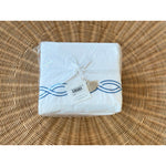 Bainbridge Piqué Duvet Cover (K/CK)-French Blue - The Home Decor Outlet