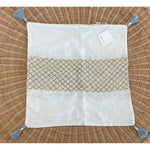 Verona Pillow Cover (22” SQ)-Coastal/Sunflower - The Home Decor Outlet