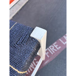 Carson Counter Stool-Navy/White