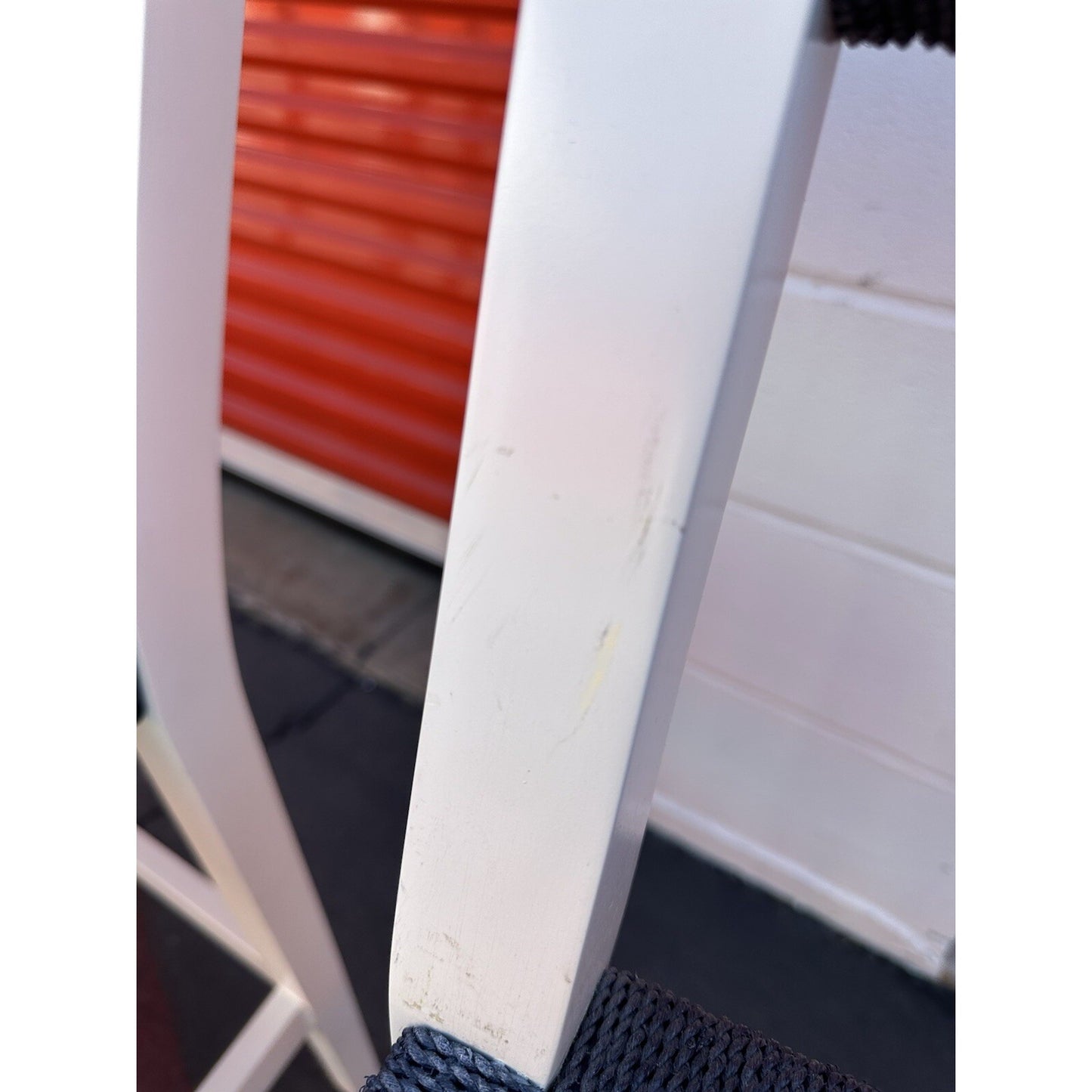 Carson Counter Stool-Navy/White
