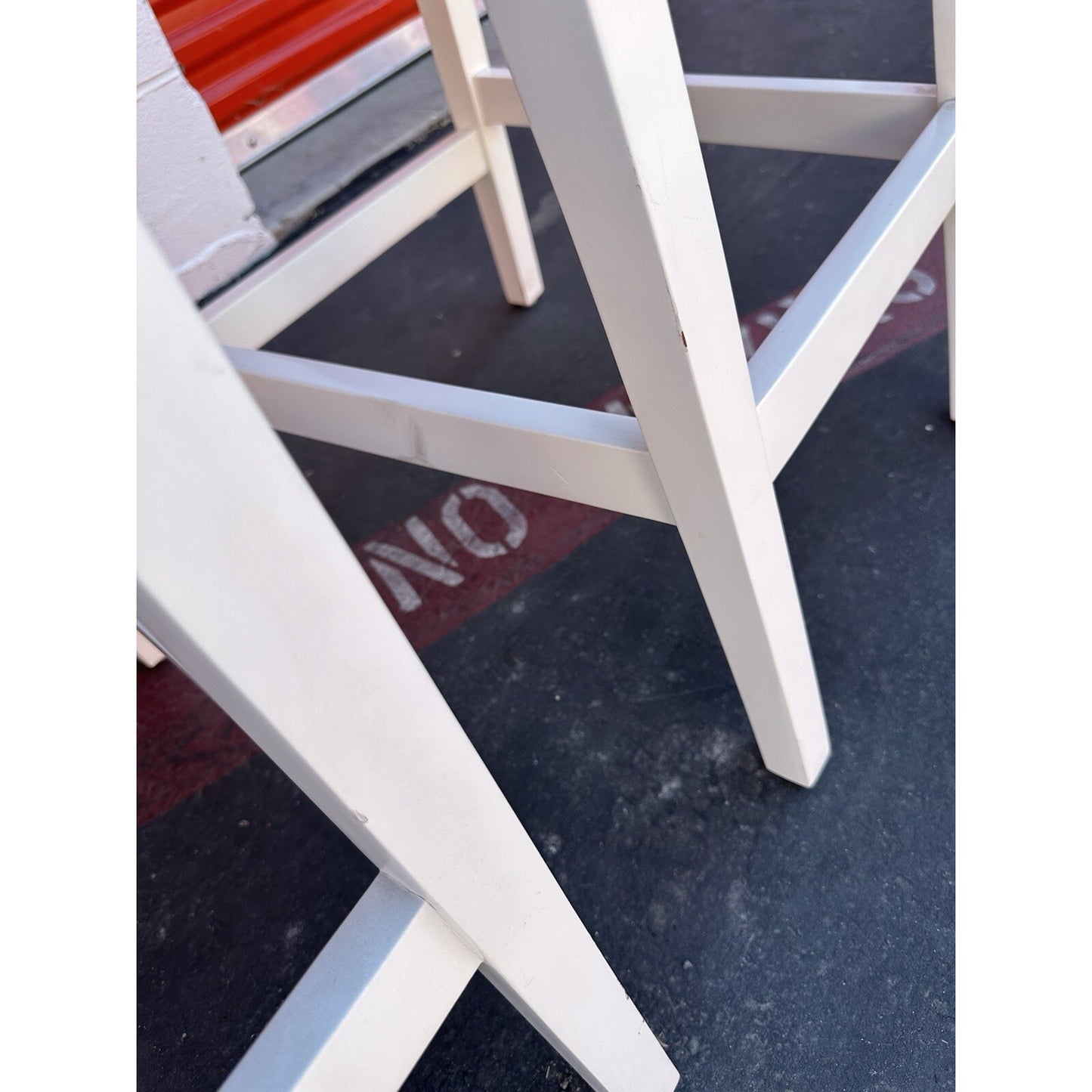 Carson Counter Stool-Navy/White