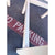 Carson Counter Stool-Navy/White