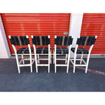 Carson Counter Stool-Navy/White