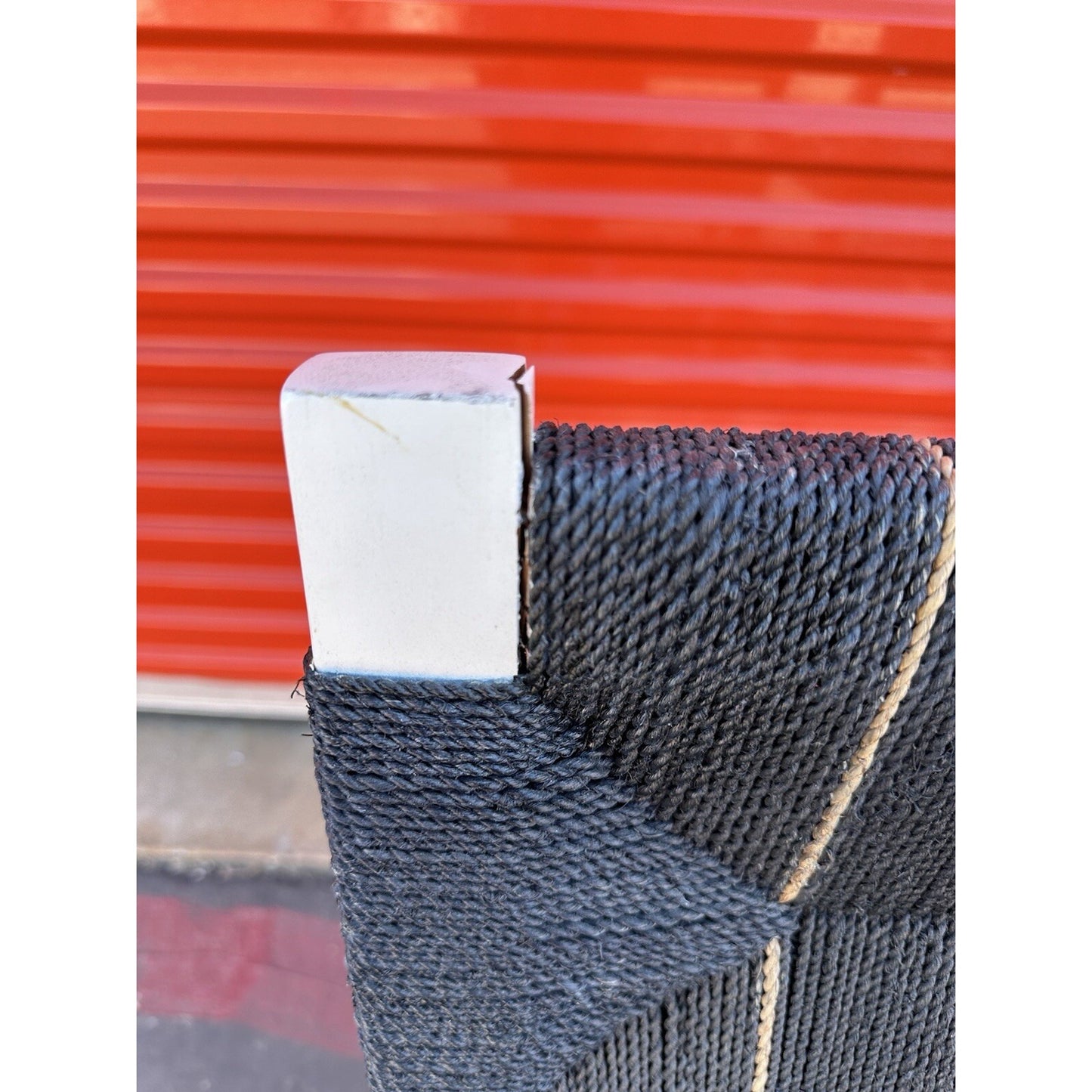Carson Counter Stool-Navy/White