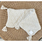 Fisherman's Knit Pillow Cover (14”x40”)-Ivory Beige - The Home Decor Outlet