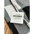 Gingham Pillow Cover (22”SQ)-Black/White