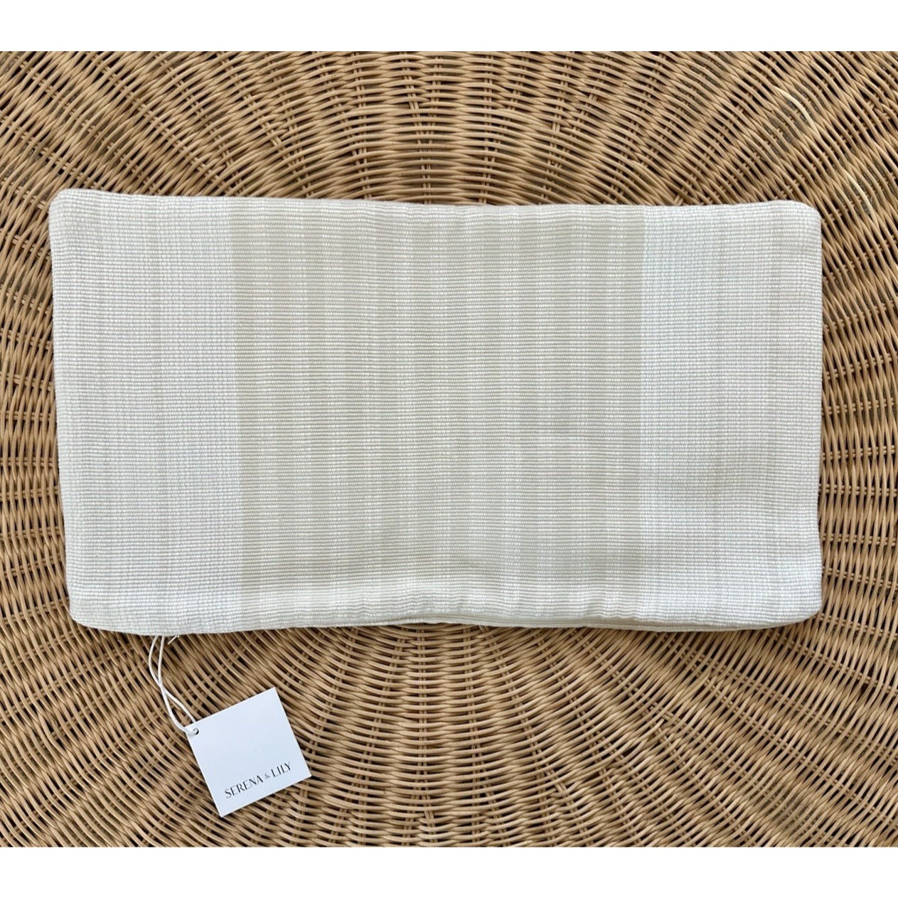 Zuma Outdoor Pillow Cover (12"x21")-Beach Beige