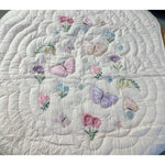 Pottery Barn Kids Wildflower Butterfly Baby Quilt-Multi - The Home Decor Outlet