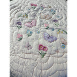 Pottery Barn Kids Wildflower Butterfly Baby Quilt-Multi - The Home Decor Outlet