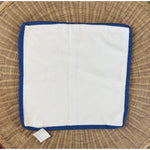 Sunbrella Seacliff Gusset Pillow Cover (24” SQ)- Blue - The Home Decor Outlet