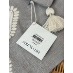 Leighton Pillow Cover (14”x30”)-Smoke Grey