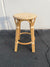 Bistro Backless Counter Stool - Raw Natural - The Home Decor Outlet