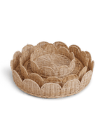 Round Wicker Tray