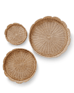 Round Wicker Tray